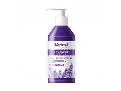 Šampón proti mastným vlasom s organickým levanduľovým olejom Lavender 300ml