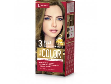 Farba na vlasy - lieskový orech č.10 Aroma Color