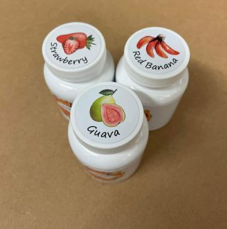 Jahoda, guava a banán - na výběr mate ze 3 přichutí, která je Vaše oblíbená? . . . . . . #gecko #lizardsofinstagram...