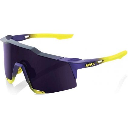 Brýle 100% Speedcraft - Matte Metallic Digital Brights - Dark Purple Lens