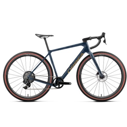 Gravel kolo TERRA M31eTEAM 1X Myo Blue Carbon View/Metallic Golden Sand