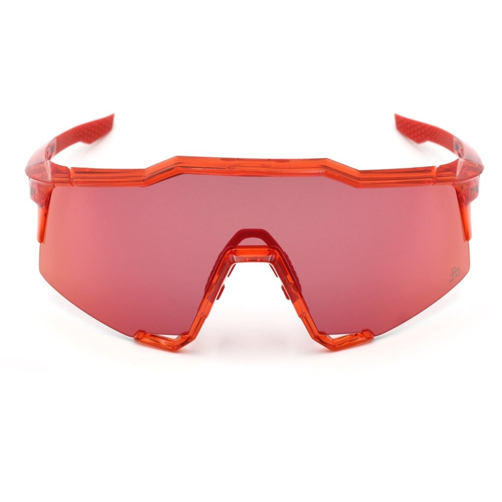 Sluneční brýle 100% Speedcraft - Gloss Translucent Red/Hiper Red Mirror LTD Sagan