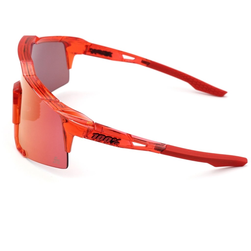 Sluneční brýle 100% Speedcraft - Gloss Translucent Red/Hiper Red Mirror LTD Sagan