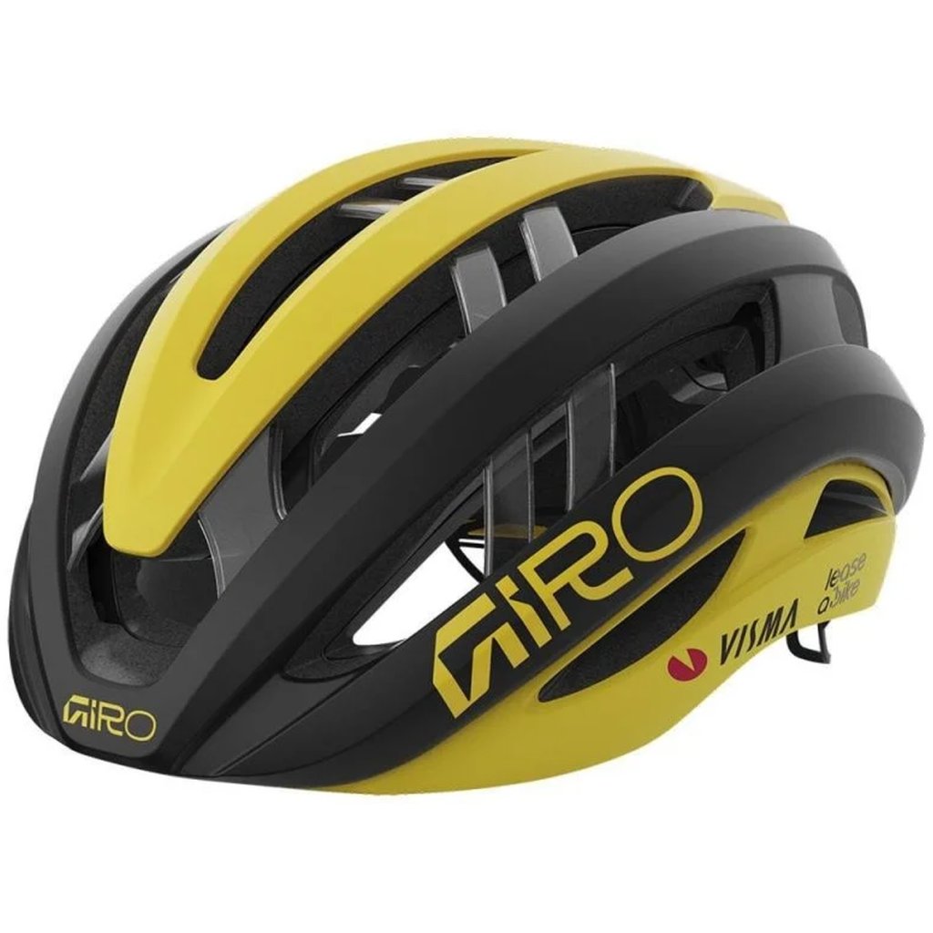 Helma Giro Aries Spherical MIPS Mat Black/Yellow Visma