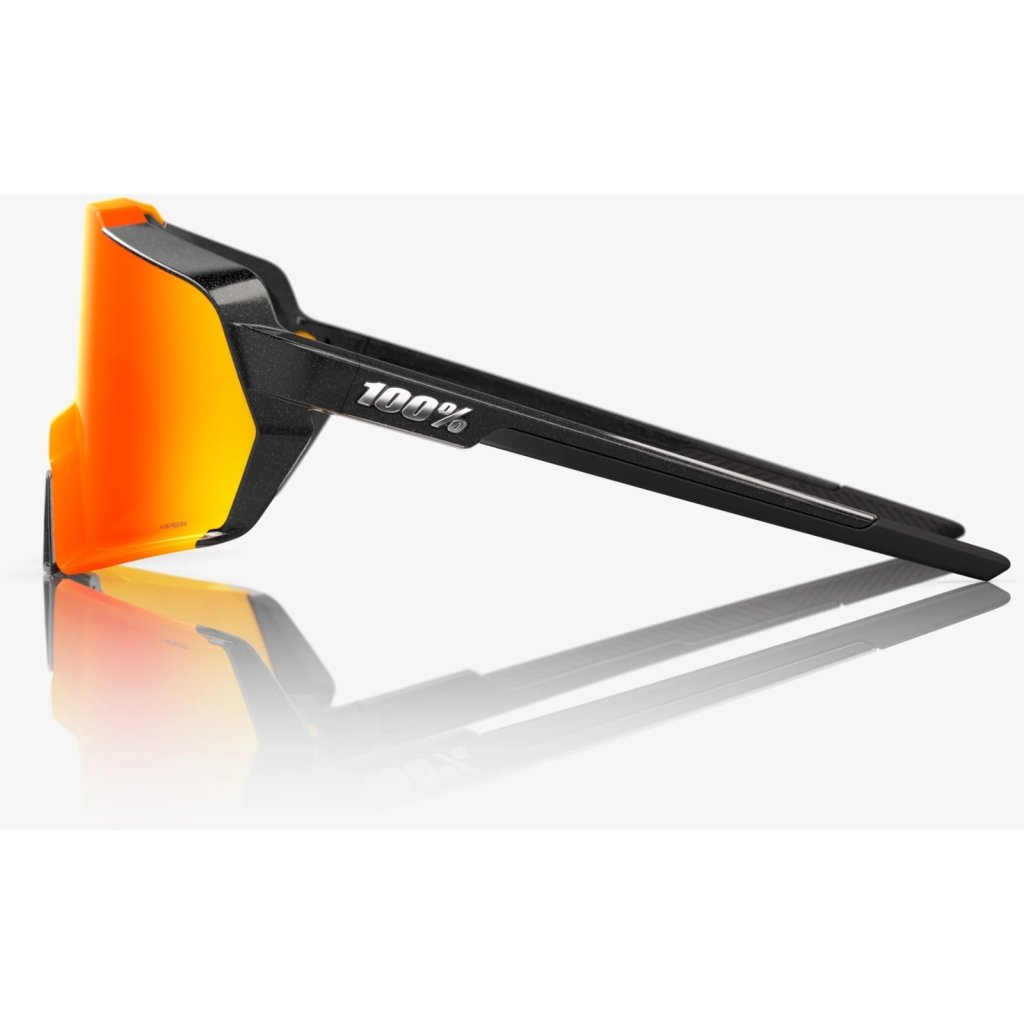 Sluneční brýle 100% KORBIN - Gloss Metallic Black/HiPER Red Multilayer Mirror