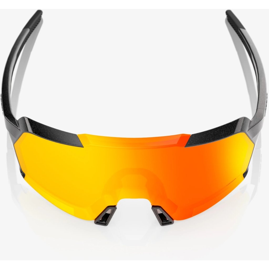 Sluneční brýle 100% KORBIN - Gloss Metallic Black/HiPER Red Multilayer Mirror