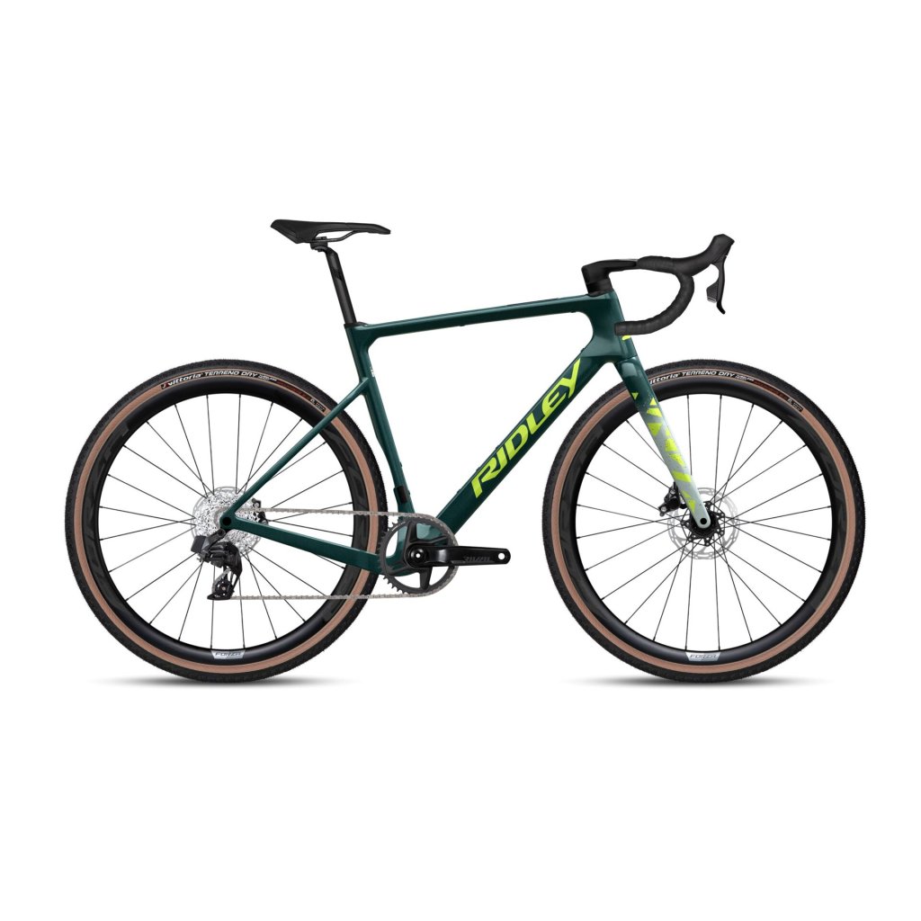 Gravel kolo RIDLEY ASTR GRX600 1X12 STORM GREEN METALLIC/LIME GREEN