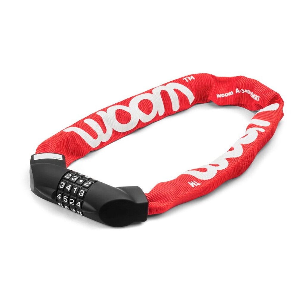 WOOM - Zámek na kolo Lokki Red