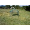 Přenosný výběh pro slepičky 220 x 103 x 103 cm se sedlovou střechou