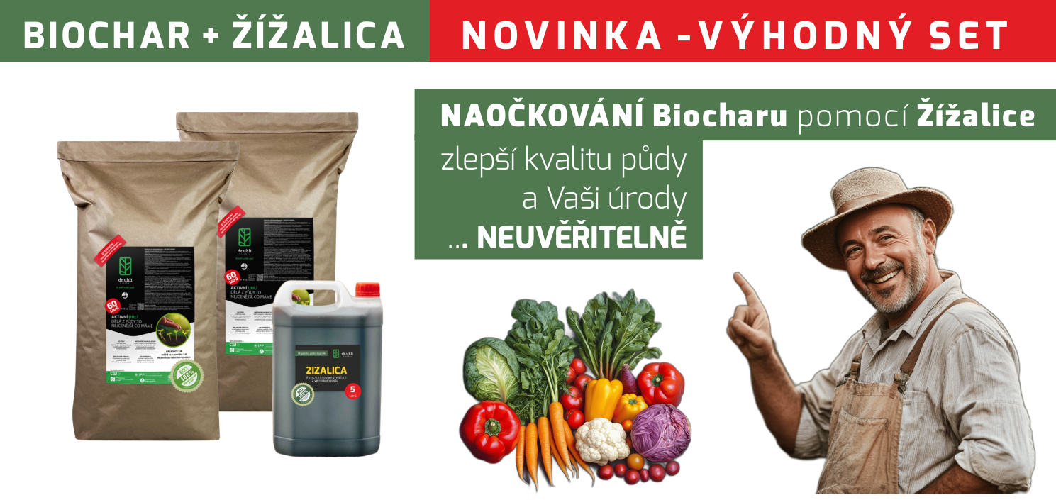 Biochar + žížalica