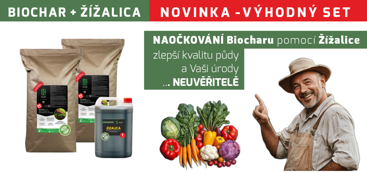 Biochar + žížalica