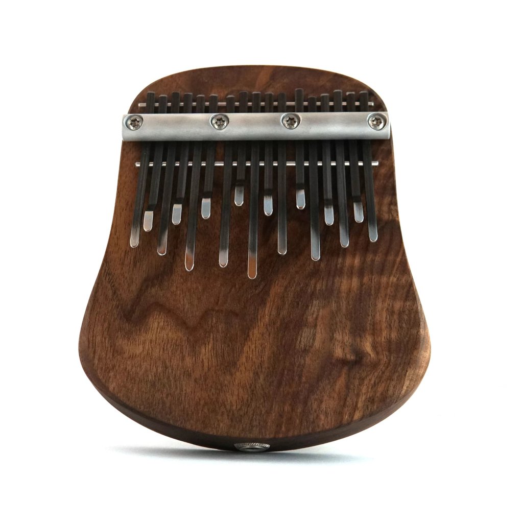 PICK up 17tone 2 row kalimba walnut NYX Saregama side BOLFkalimbas