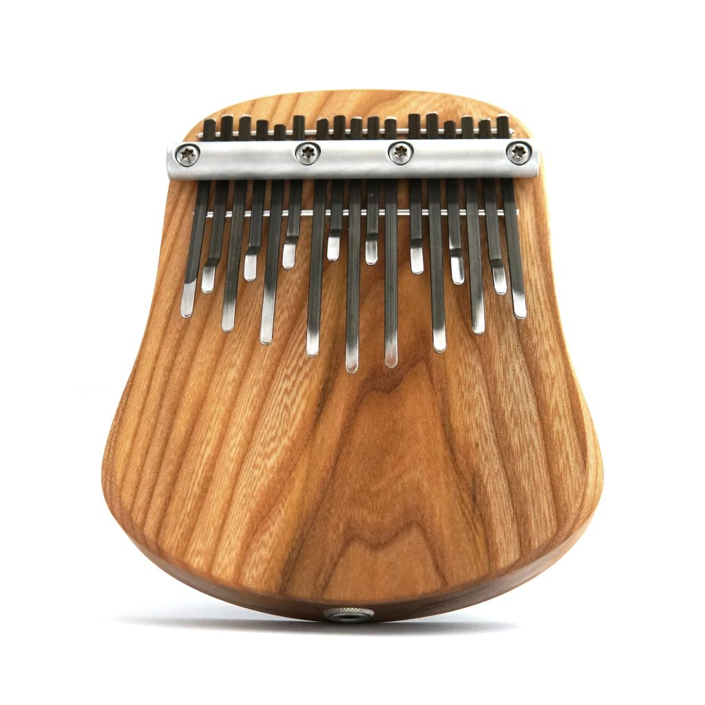 Freygish 17tone 2 row kalimba BOLFkalimbas front SaReGaMa