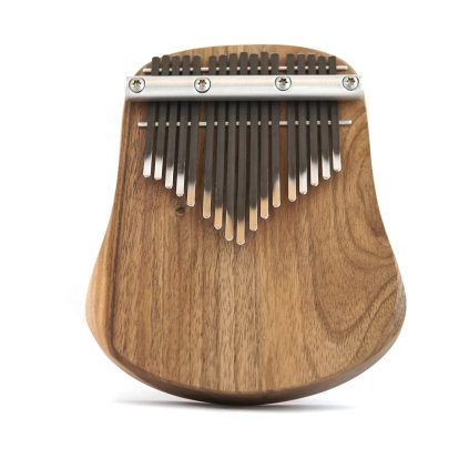17tone 1 row kalimba walnut LARA front BOLFkalimbas