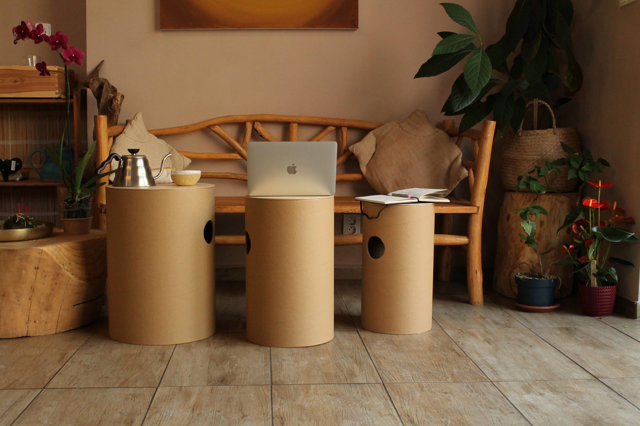 Drumben jako minimalistický nábytek