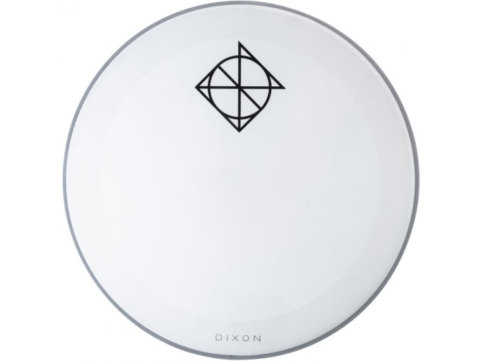 Bass Drum White Audience Side with Muffler Ring