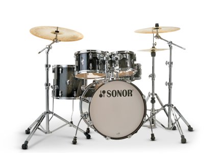 sonor aq2 studio shell set wm transparent stain black 01