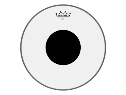 Remo Controlled Sound Clear Black Dot