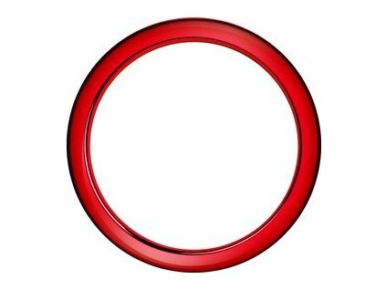 Bass Drum O´s HCR4 Red Chrome 4" spevňujúci prstenec