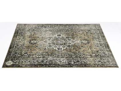 DRUMnBASE Vintage Persian Drum Stage Mat 164 x 142 cm Green