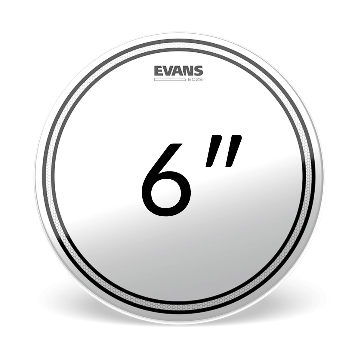 Evans EC2S Frosted Tom Priemer blany: 6"