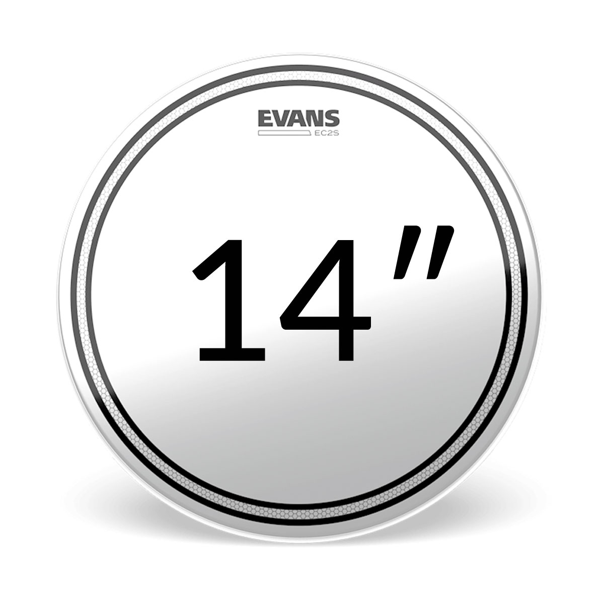 Evans EC2S Frosted Tom Priemer blany: 14"