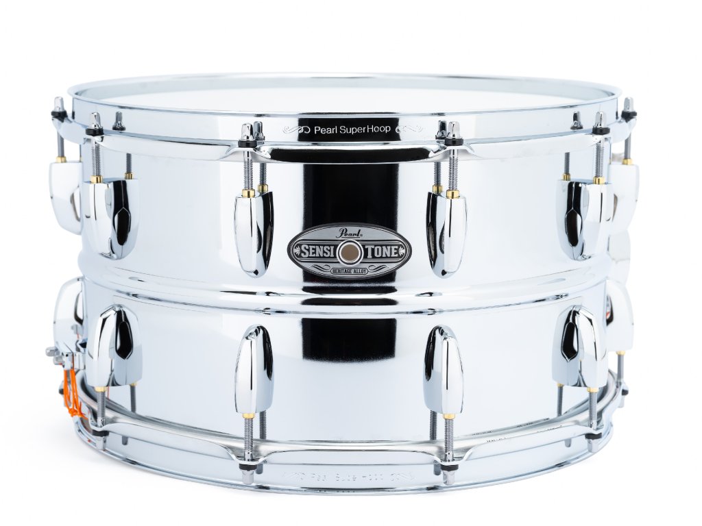 STH1480S Sensitone Heritage Alloy 14x8 Steel Snare1