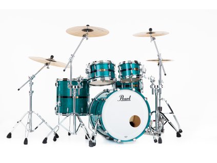Pearl Masters Maple Pure - Akustické bicie nástroje (Farba Aqua Turquoise Stripe)