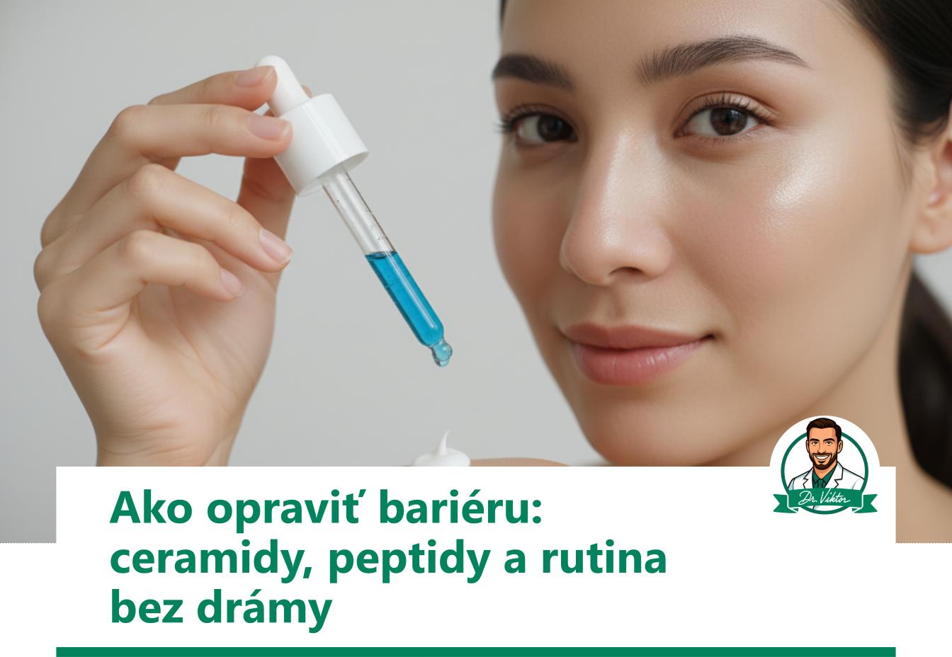 Peptidy a ceramidy: prirodzená obnova kožnej bariéry