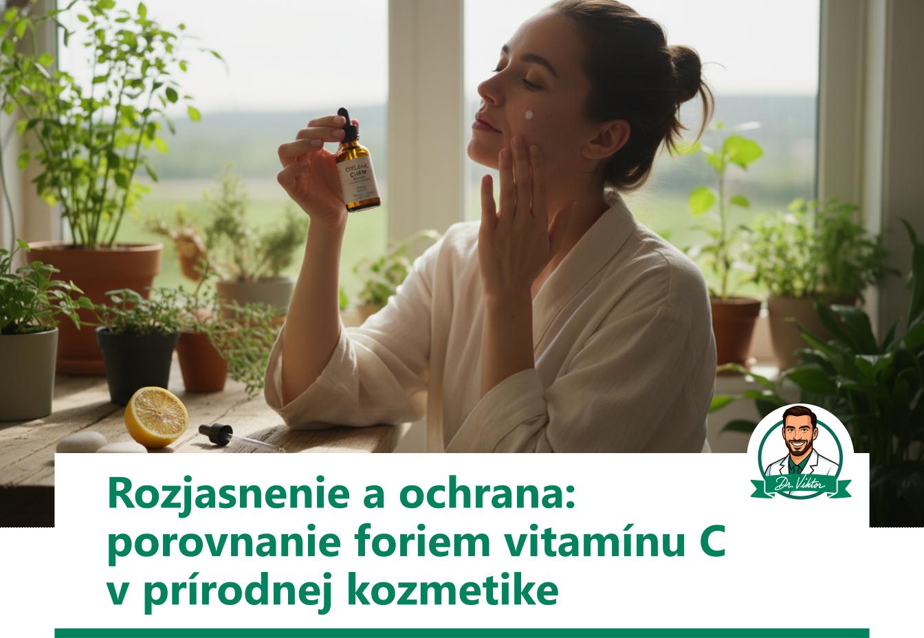 Vitamín C v prírodnej kozmetike: LAA vs. stabilné deriváty