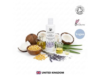 Odylique Levanduľový sprchový a telový gél 200 ml 1f