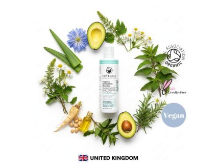 Odylique Prebiotický jemný bylinkový šampón 200 ml (NOVINKA!) 4b