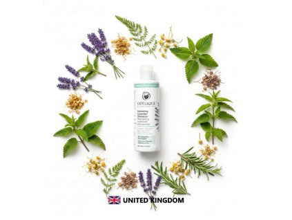 Odylique Hydratačný levanduľový šampón 200 ml 500 ml (NOVINKA!) 1b