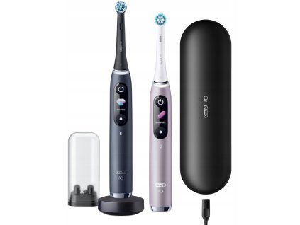 Oral B iO Series 9 Duo Black Onyx & Rose Quartz magnetická kefka 2 ks 1