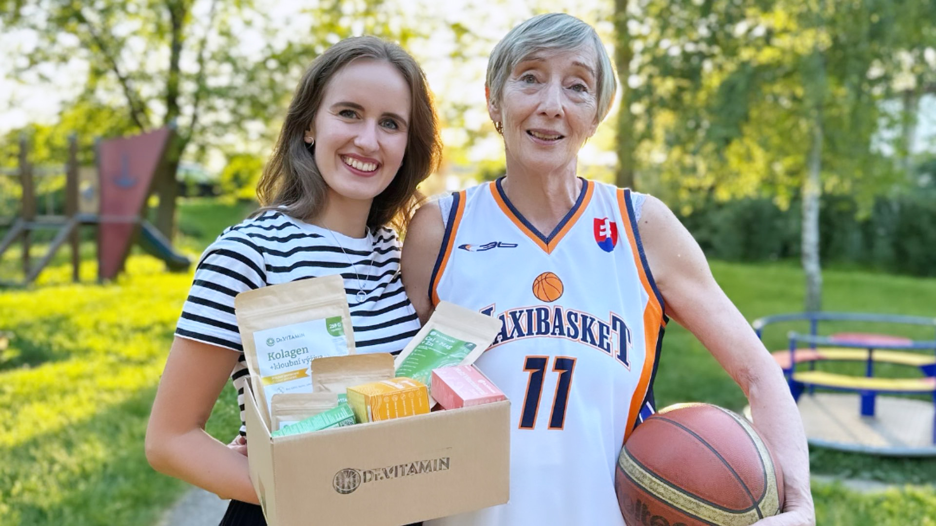 73 letá Eva pokračuje v basketbalové vášni