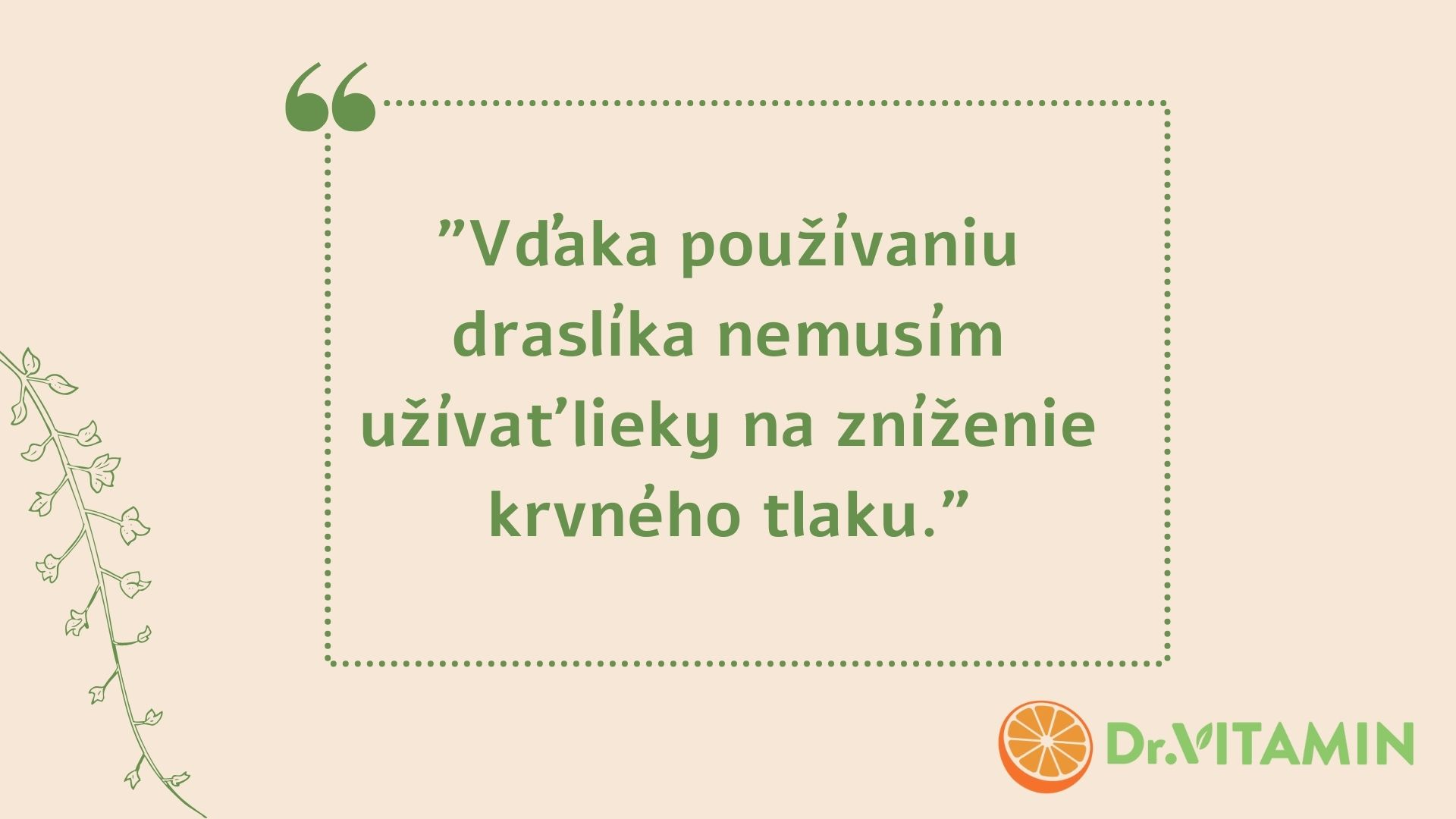 Vďaka používaniu draslíka nemusím užívať lieky na zníženie krvného tlaku
