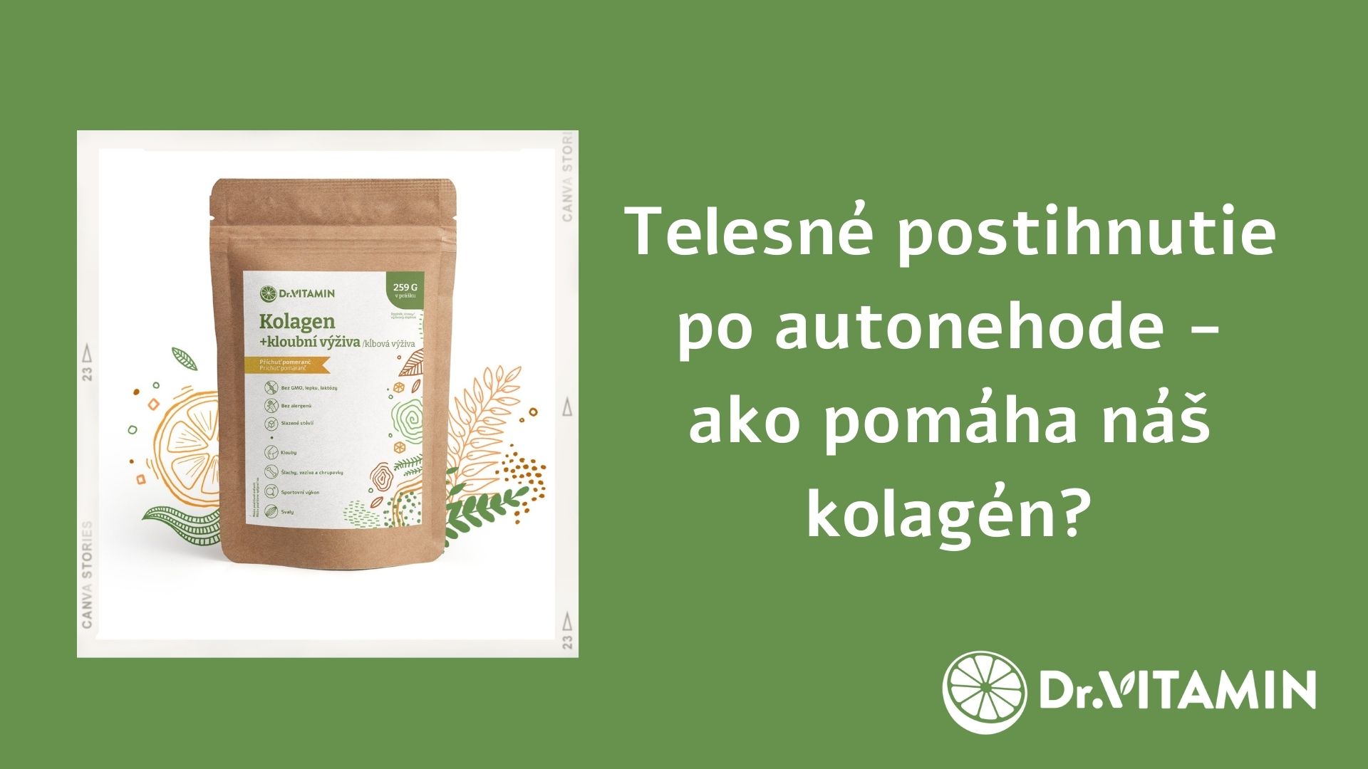 Telesné postihnutie po autonehode - ako pomáha náš kolagén?