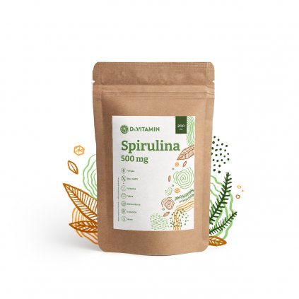 Dr.Vitamin Spirulina řasa 500 mg - 200 tab.