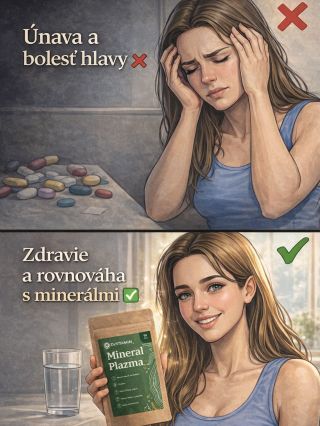 Trápi vás bolesť hlavy ? 😏 Skúste siahnuť po produkte Mineral Plazma 🙏🏽🫶🏼 #health #supplements #headache