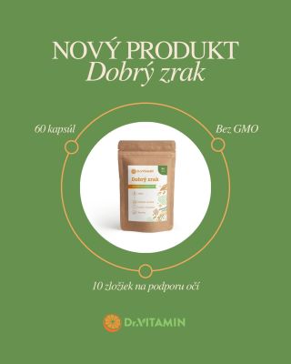 ✨ NOVINKA: Dobrý zrak 👀 Doprajte svojim očiam starostlivosť, ktorú si zaslúžia. Každý deň ich vystavujeme obrazovkám,...