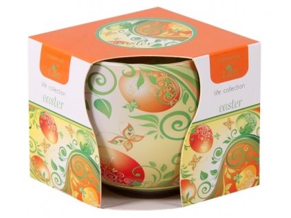 57116 svicka vonna ve skle velikonocni vajicko oranzove