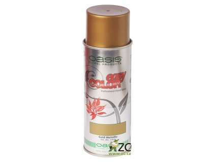 Oasis - metalický sprej zlatý - 400ml