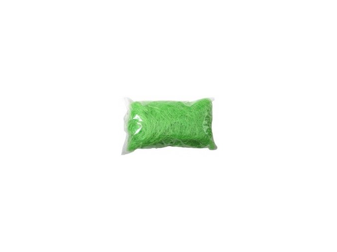 Sisálové vlákno 50g - světle zelené