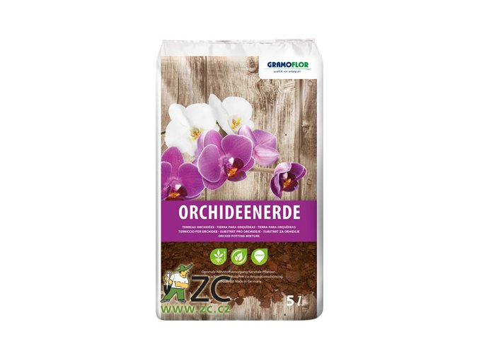 60963 1 substrat pro orchideje gramoflor 5l