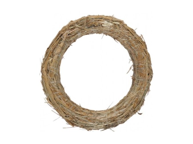Kroužek slaměný (průměr věnce 35cm)