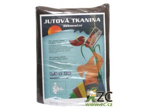 Jutová tkanina 1,3x1m - hnědá