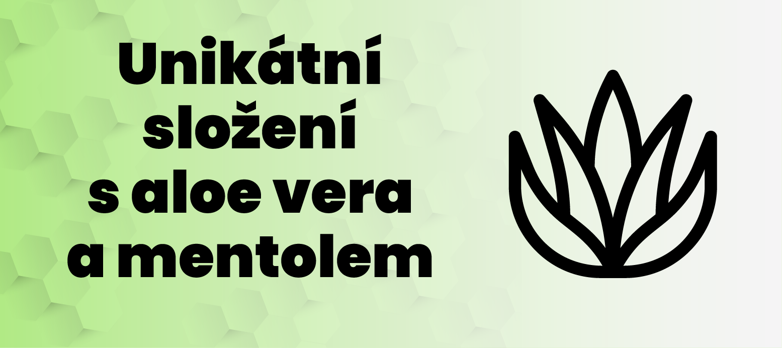 Unikátní složení s aloe vera