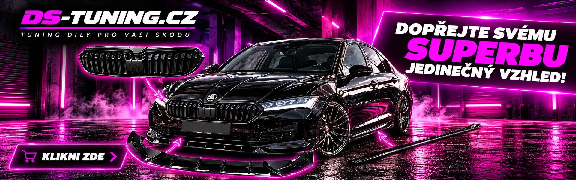 Kvalitní tuning doplňky pro Skoda SuperB