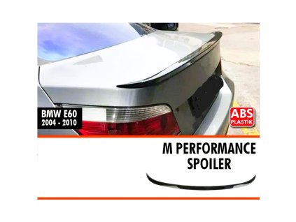 Zadní spoilery na kufr pro BMW E60 E61 – Černý lesk
