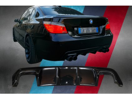 Difuzor zadního nárazníku BMW E60 E61 – Černý lesk